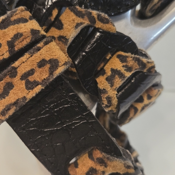 VINTAGE Animal Print Belt - Picture 7 of 11